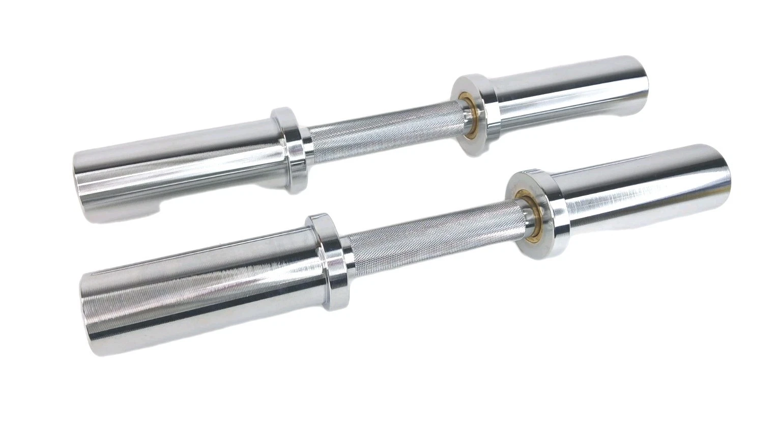 2 California Dumbbells 1- 11 Lb Olympic Style Bar 17" Gym Weight Lifting Handles