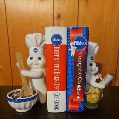 The Danbury Mint Pillsbury Doughboy Bookends Collectible *Read Description *