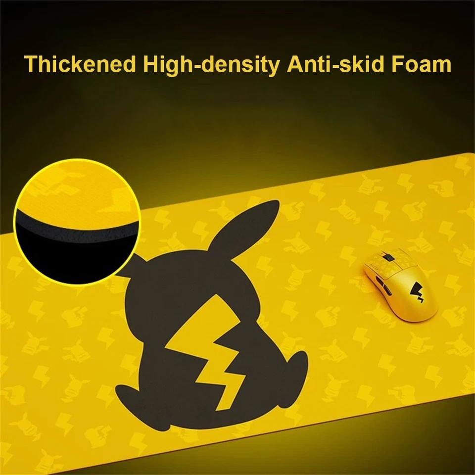 Alfombrilla de ratón suave para juegos Razer x Pokémon Pikachu Goliathus V3 XXL Foto 3 de 4