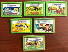 6 Leap Frog LeapPad Explorer Learning Game lot LeapPad 1 2 3 XDI Ultra Platinum