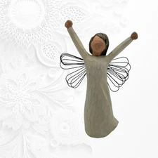 Willow Tree Angel of Courage Figurine Demdaco 2000, Susan Lordi-Unboxed