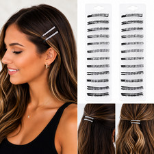 24 Pcs Rhinestone Hair Accessories Sparkly Crystal Bobby Pins Shiny Hair Clips