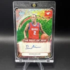 2025-26 Bowman's Best U Boopie Miller Best of 2025 Auto Green Mini Diamond /99