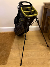 TaylorMade Stand Golf Bag 5-Way Divider Black Grey Green