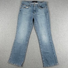 Calvin Klein Womens Bootcut Jeans Light Wash Denim Pants Size 6