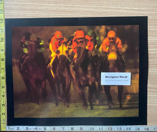Katey Barrett Set of 5 Racetrack Horse Racing Thoroughbred Book Photographs