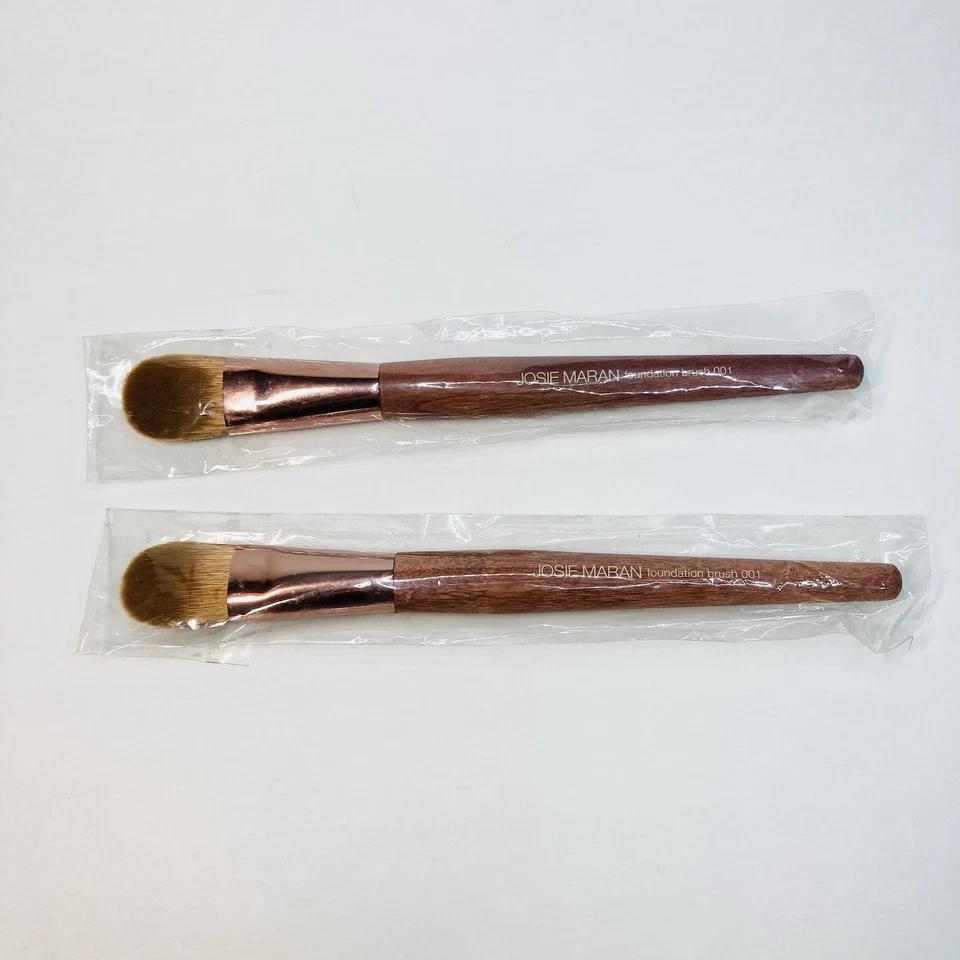 Cepillo Base Vibrancy Josie Maran 001 Tamaño Completo Nuevo (Lote de 2) Foto 3 de 3