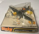 Vintage Dinky No. 721 Junkers JU 87B Stuka Airplane - Diecast in Box