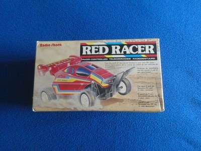 Vintage Radio Shack 80er Jahre Radio Controlled Red Racer - unbenutzt und verpackt