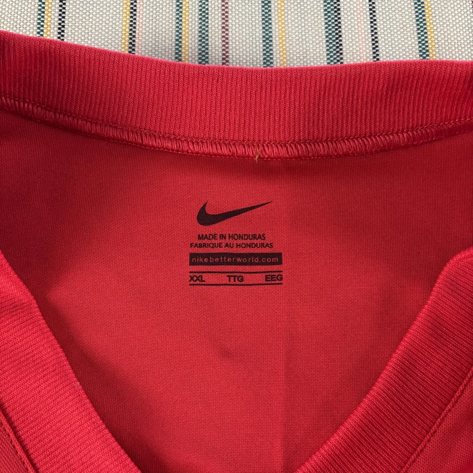 Camiseta de basquete Nike Team Wings Elite masculina 2XL vermelha sem mangas uniforme AAU 32 - Imagem 4 de 4