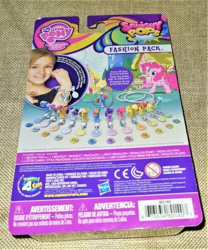 Squishy Pops My Little Pony Fashion Pack Rainbow Power Bracelet Charm MLP - Picture 2 of 5