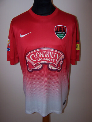 Cork City Nike 2015 Auswärts Rot Shirt (L, Large Herren) Trikot Trikot