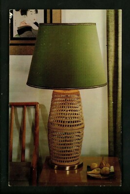 Advertising postcard Almco Lamps Art Lamp Corp Chicago, Illinois IL home decor