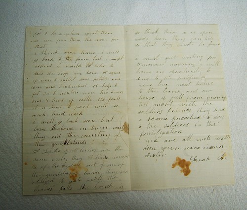 Civil War Letters Union Soldier Yonah Poe Flaming Hill Shenadoah Valley, Lincoln - Picture 16 of 16