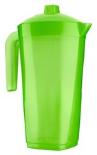 1.6L Plastic Fridge Jug Water Juice Summer Drinks Smoothie Milk Pitcher With Lid