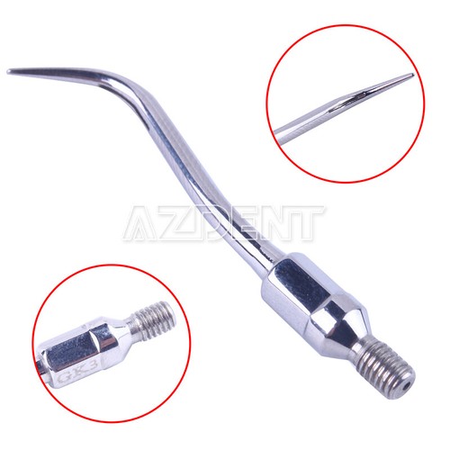 GER Punte per ridimensionamento dentale GK1/2/3/4/5/6/7 adatte manipolo scalatore ad ultrasuoni ad aria - Foto 24 di 58