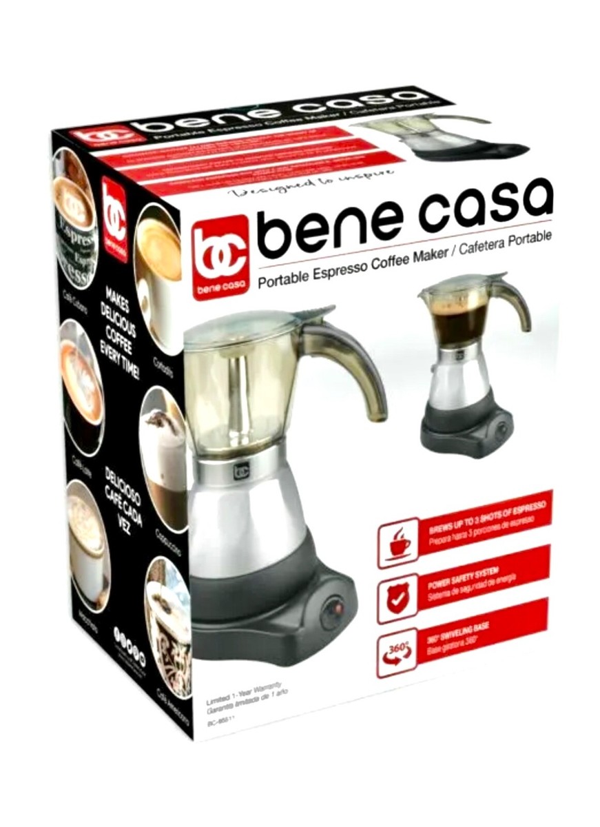Portable Espresso Bene Casa Electric Espresso Maker Bene Casa