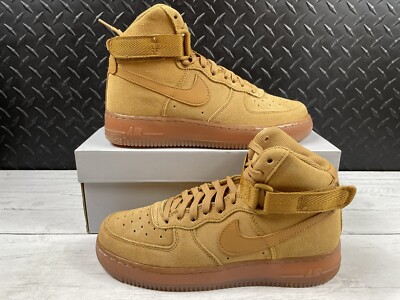 NEW NIKE AIR FORCE 1 HIGH LV8 3 (GS) “WHEAT” SIZE 7Y WMNS 8.5