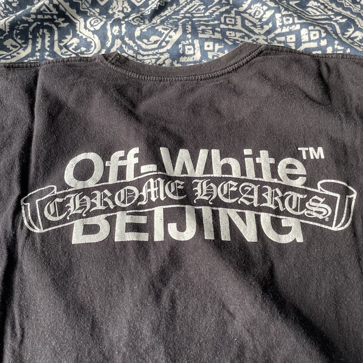 Off-White x Chrome Hearts Tee (Beijing Edition) Black XL 8 Off-White x Chrome Hearts Tee (Beijing Edition) Black XL 8