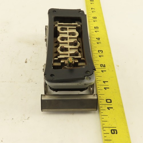 Weidmuller HDC-HSB-6BSOS Flange Mount Cam Lock Cable Receptacle 6P 400V - Picture 4 of 8