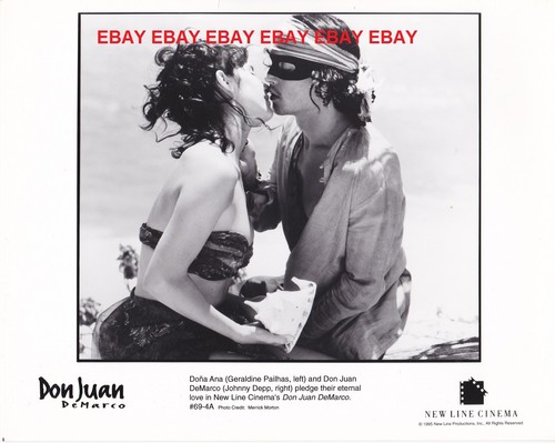 Original Photo Don Juan DeMarco Geraldine Pailhas & Johnny Depp 1995 # 1 - 第 1/1 張圖片