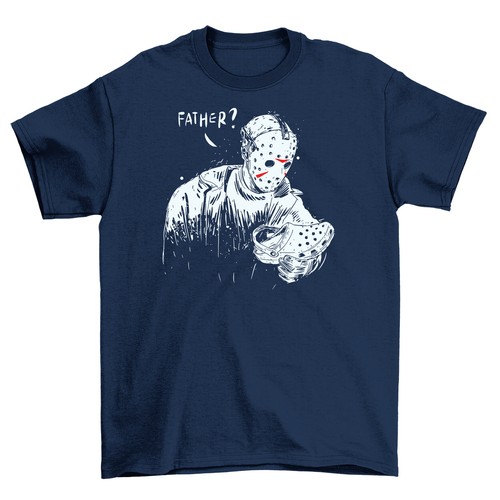 Jason Horror Father t-shirt - A Killer Dad Joke! Funny t-shirt, Unisex Printed D - Picture 3 of 46