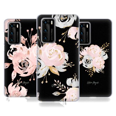 NATURE MAGICK ROSE GOLD GLITTER NIGHT ROSES SOFT GEL CASE FOR HUAWEI PHONES 4