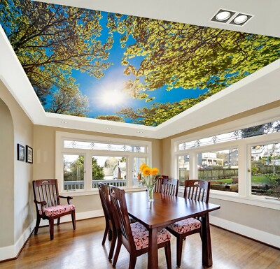 3D Sky Branches A5038 Ceiling WallPaper Murals Wall Print Decal Deco AJ WALL Fay