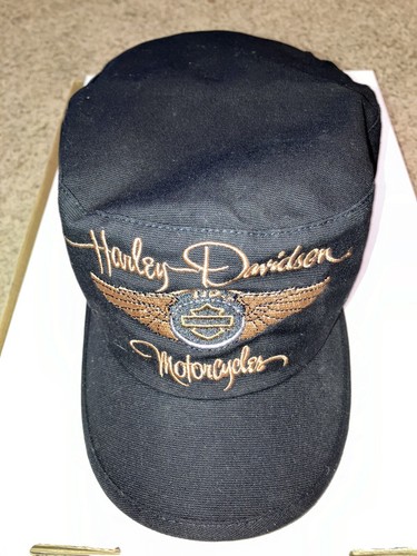 Harley Davidson 100th Anniversary Black Adjustable Hat Cap Embroidered 110 Years - Picture 1 of 12