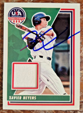 Signed auto autograph XAVIER NEYENS 2022 USA Stars & Stripes Jersey Patch COA