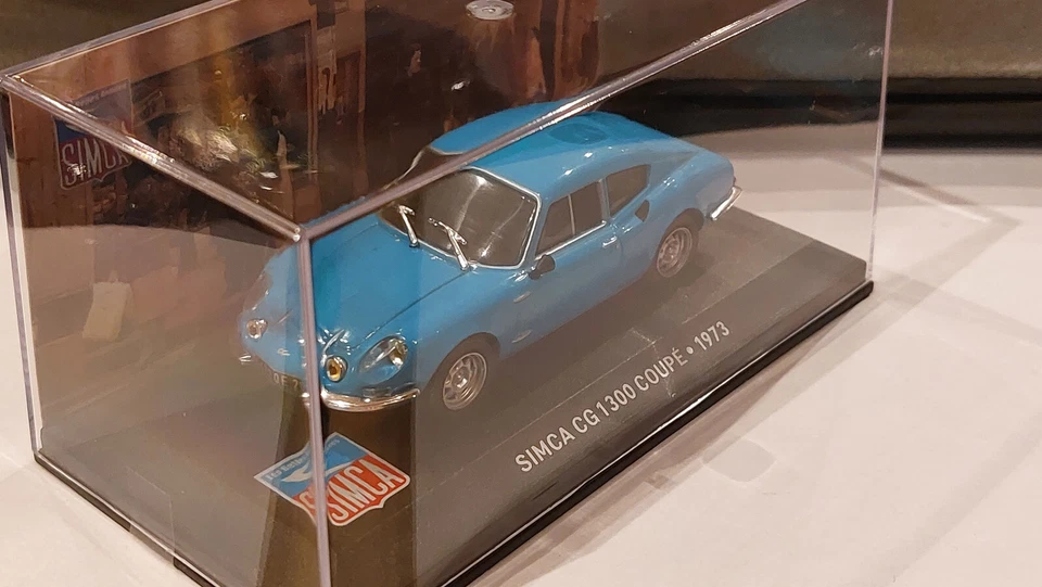 SIMCA CG 1300 COUPE 1973 1/43 BLEU IXO - Photo 2/3