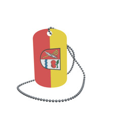 Dog Tag Flag Bunting Apple Costume Dog Tag Aluminium 30 x 50mm