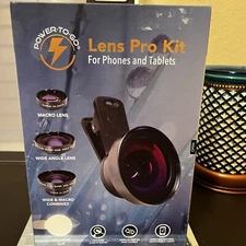Power To Go Smart Phone Lens Pro Kit fits most Phones and Tablets