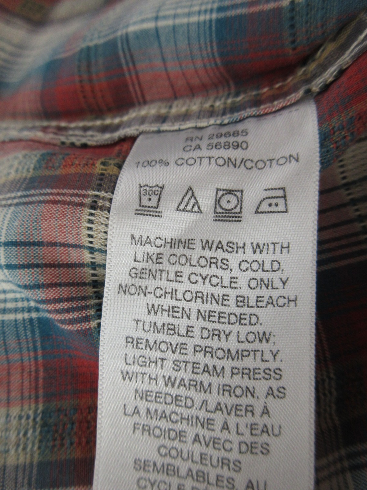 Pendleton Shirt Men Large Red Button Up Plaid Out… - image 9