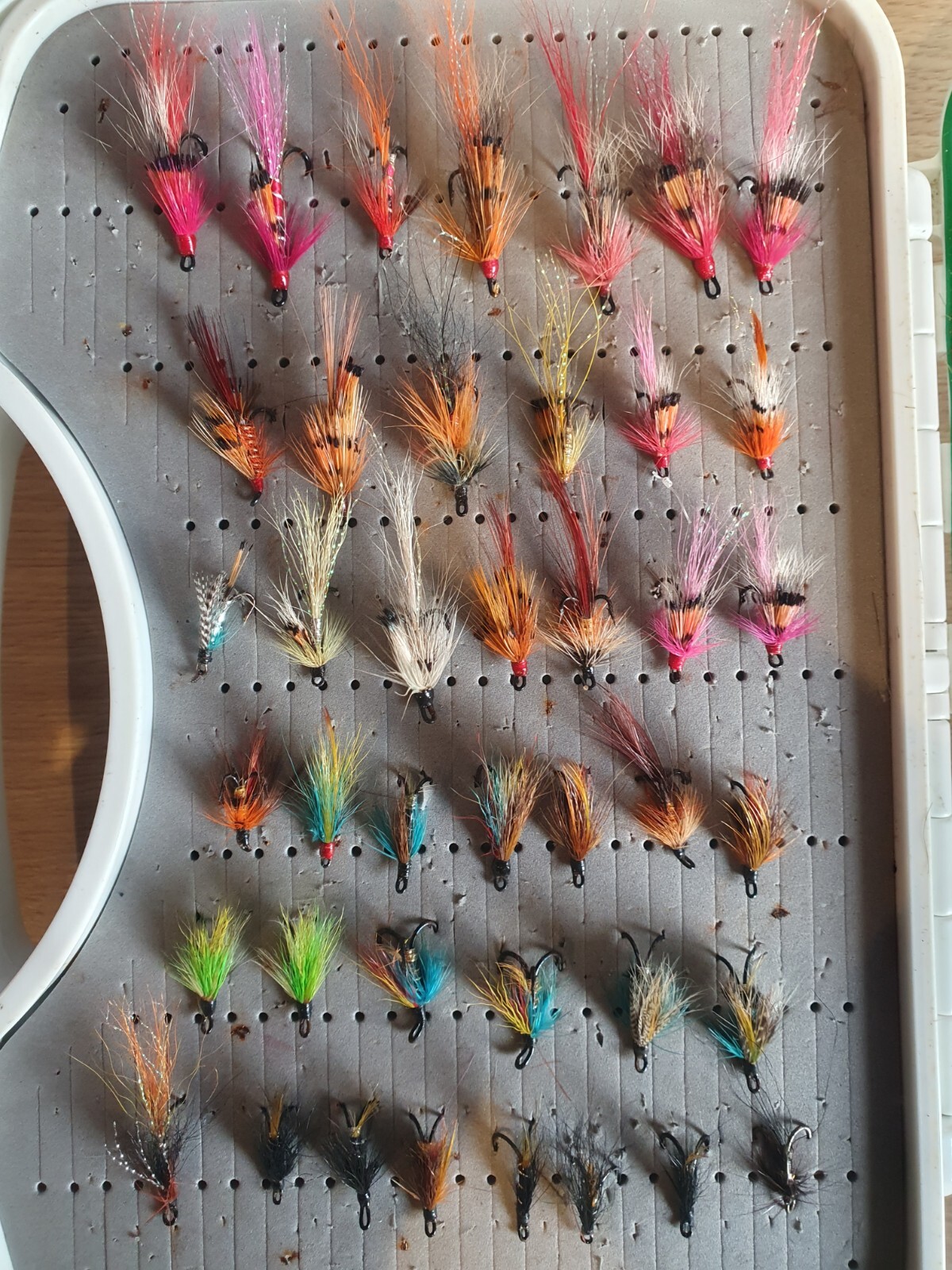 41 Small Used Salmon Flies eBay