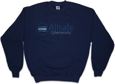 ALLSAFE CYBERSECURITY Sweatshirt Pullover fsociety Hacker Evil E Corp Mr. Robot