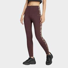 ADIDAS Women Animal Print Leggings Art. IY0150 Mod. W Animal 3 Stripes