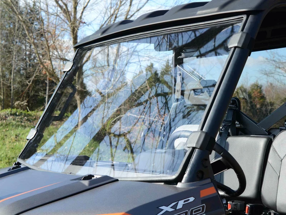 SuperATV Full Windshield for Polaris Ranger XP 1000 (2017+) - Clear - Image 4 of 4