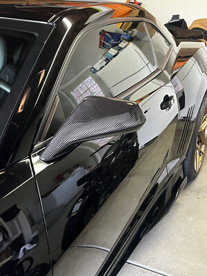 Torox Gloss Black Door Handle Covers + Mirror Covers For Chevy Camaro 2010-2015
