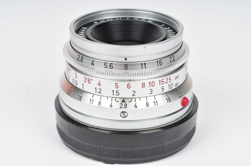Leica M Mount Leitz Wetzlar Summaron 35mm f/2.8 Lens with Leica Caps - Picture 8 of 11