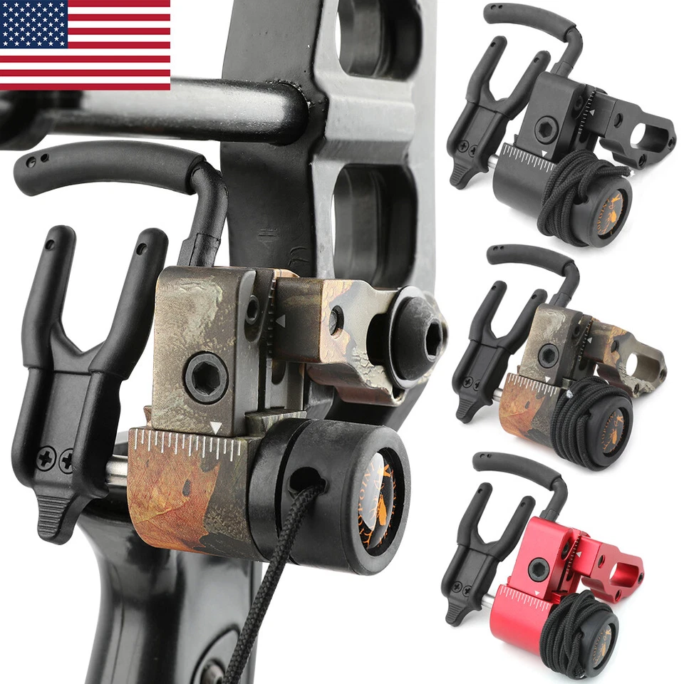 MILAEM Archery Drop Away Arrow Rest Launcher Adjustable Compound Bow Hunting Target RH