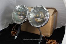 Pair Trippe Lights 6.75 Inch Lens Diameter W Bracket New Wiring Jr. Packard Pair Trippe Lights 6.75 Inch Lens Diameter W Bracket New Wiring Jr. Packard
