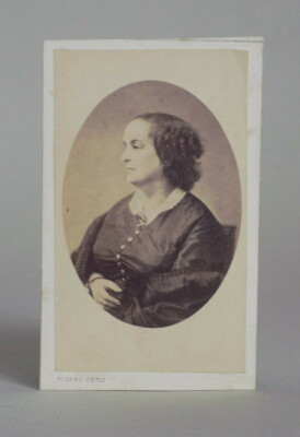 Adele Hugo wife of Victor Hugo. By Pierre PETIT. Photo CDV Vintage Albums