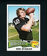 Ken Stabler 1975 Topps (HOF) Oakland Raiders #380 NM-MT