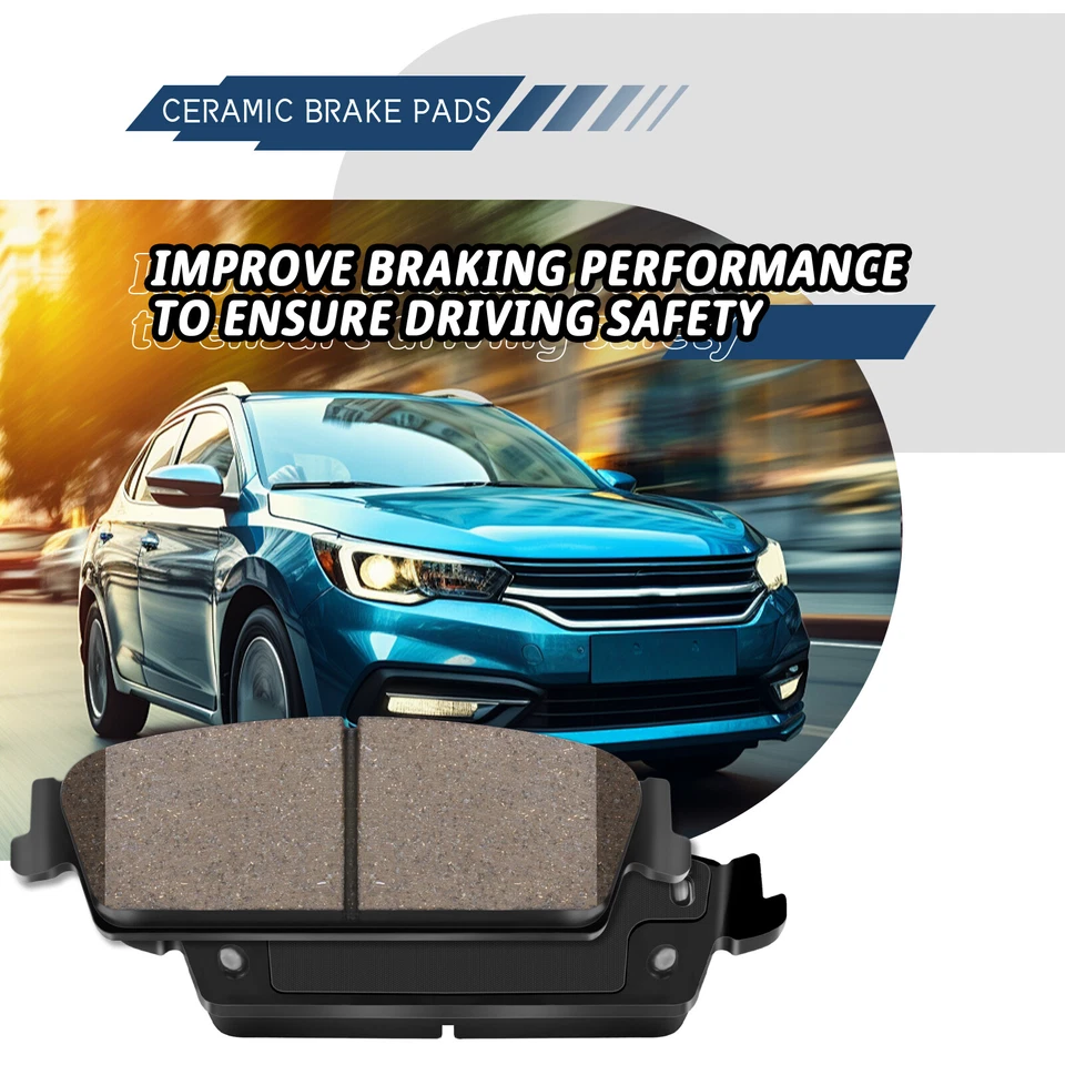 Pastillas de freno delanteras y traseras de cerámica para Chevy Suburban 1500 2008-2014 5,3 L 6,0 L Foto 4 de 4