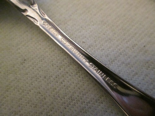 Oneida Community "Chatelaine" Soups Spoons (4) & Salad Forks (2) - Stainless - Imagen 11 de 11