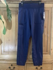 Cherokee Revolution Jogger Scrub Pants  Navy Blue  5 Pockets-Women  s SM  NWT