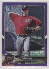 2018 Bowman Chrome Prospects Mega Box Purple Mojo Refractor /250 Drew Ellis n7e