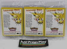 Sealed Pokémon the Movie 2000 Legendary Birds Promo Set of 3 TCG