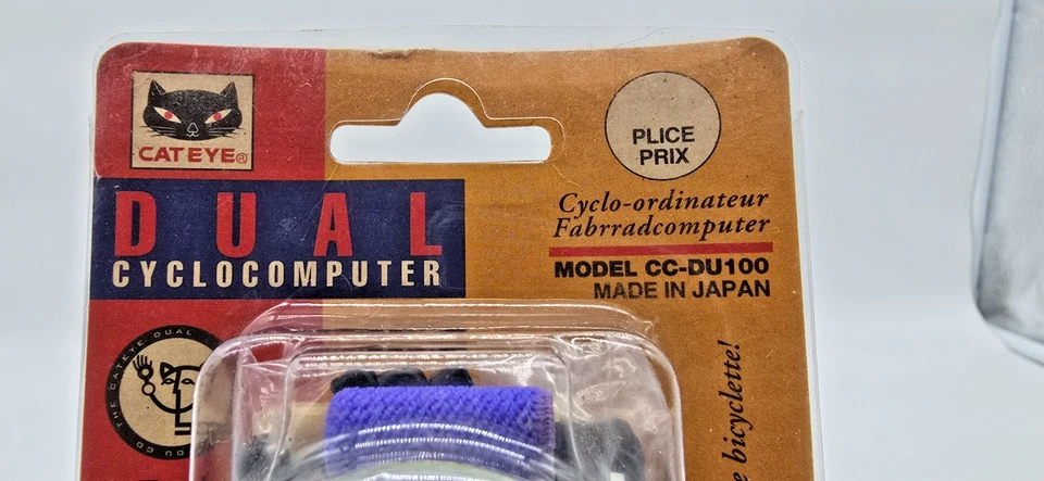 Vintage Cateye Duel Cyclocomputer Watch CC-du100 NOS New 80s Vintage Japan RARE - Image 2 of 4